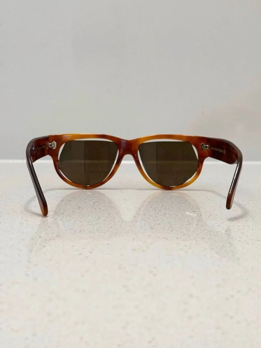 MAISON MARGIELA x CUTLER AND GROSS WRONG SIZE LENS TORTOISE SHELL SUNGLASSES